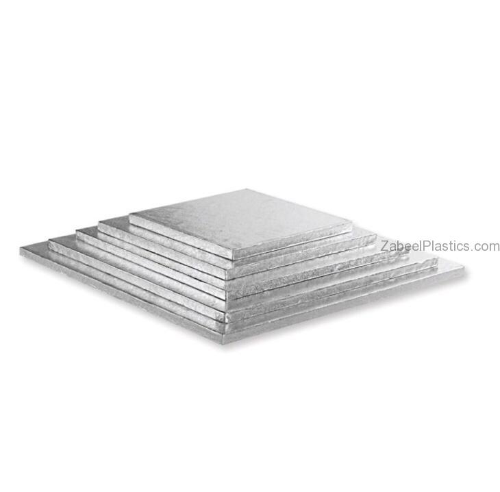 cake board square silver